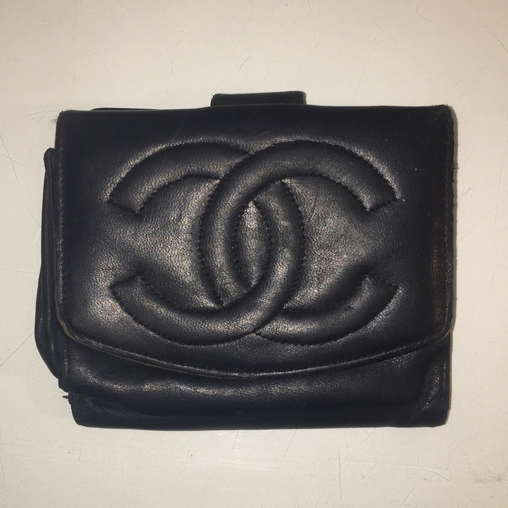 Small Black Chanel Wallet